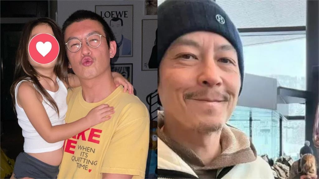 陳冠希北海道陪女兒滑雪被捕獲！45歲零修圖素顏近照流出引熱議