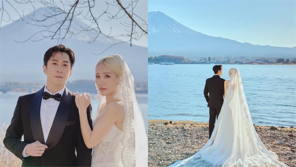 Lulu、陳漢典富士山「絕美婚紗」曝光！兩人「緊擁依偎」浪漫炸裂吸7萬人朝聖