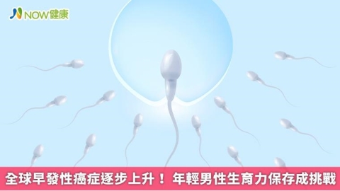 全球早發性癌症逐步上升! 年輕男性生育力保存成挑戰
