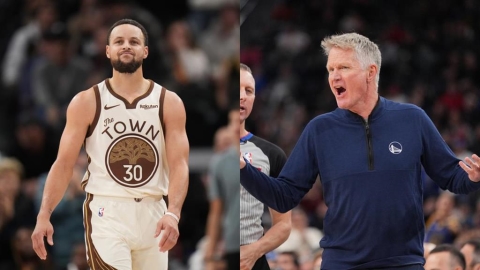 NBA(影)/3分打、妨礙中籃都沒了!勇士主帥氣炸遭驅逐出場、一哥柯瑞直言荒唐