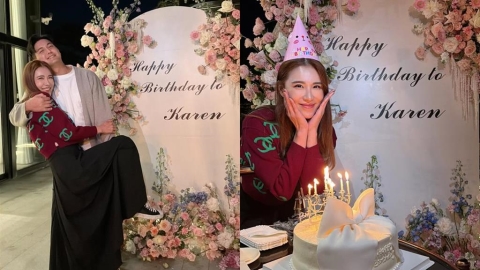 小禎生日趴「小7歲男友」驚喜現身！穿初見毛衣逼哭她：終於等到這一刻