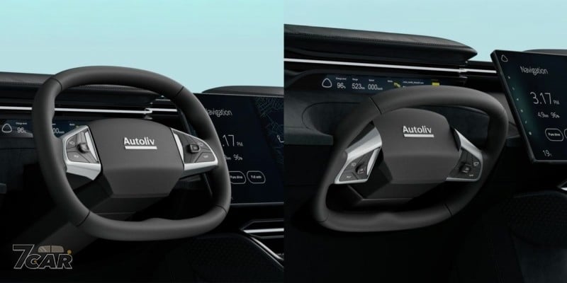 自動駕駛時代的車室變革 Autoliv 攜手 Tensor 發表可折疊方向盤
