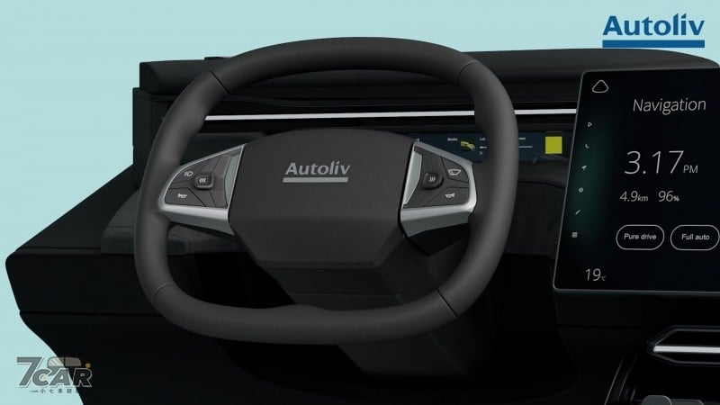 自動駕駛時代的車室變革 Autoliv 攜手 Tensor 發表可折疊方向盤