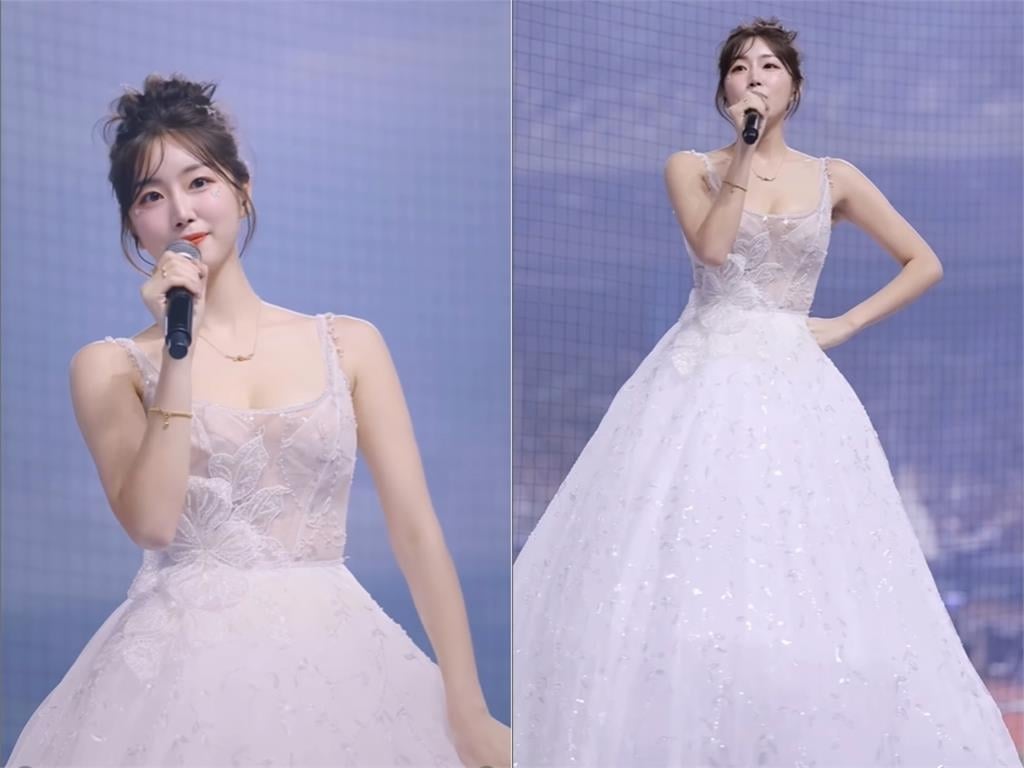 安芝儇突披「蕾絲白紗」入鏡!「上空失守」竟釣出南珉貞回:公主好反差