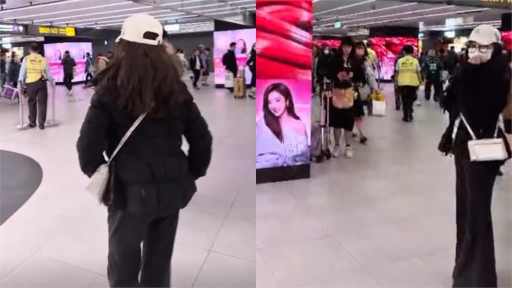 「台灣最美歐巴桑」突現身北車捷運站　陳美鳳「轉身嬌羞摀臉」竟無人認出！