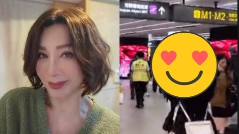 「台灣最美歐巴桑」突現身北車捷運站　陳美鳳轉身「嬌羞摀臉」竟無人認出！