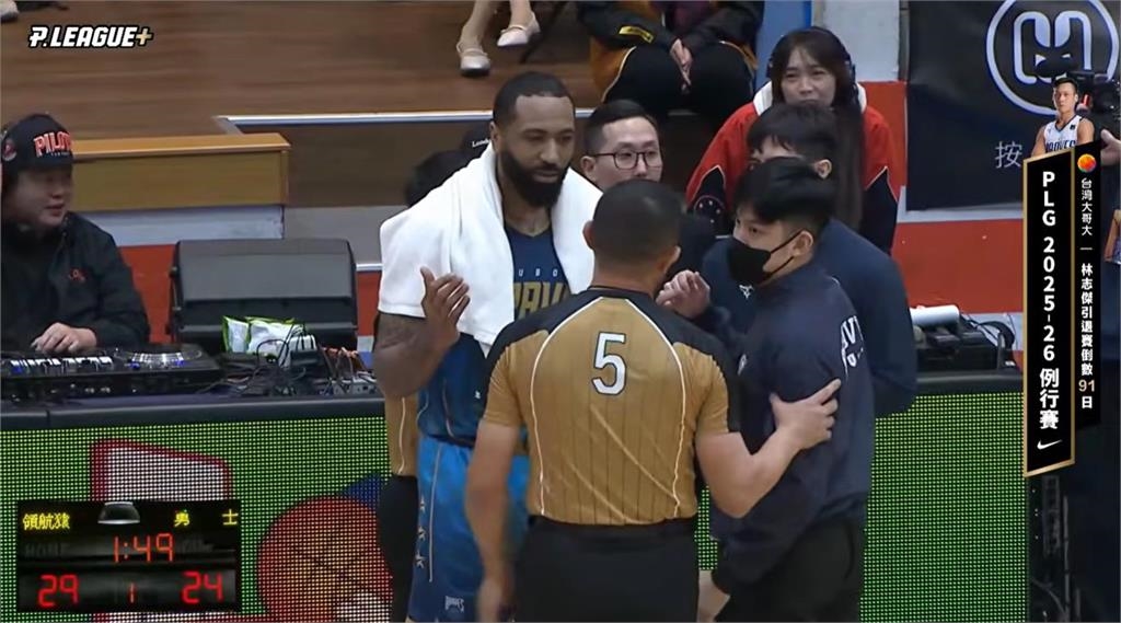 PLG(影)／兩隊衝突大打出手共3人遭驅逐！領航猿逆勝勇士開季8連勝創紀錄