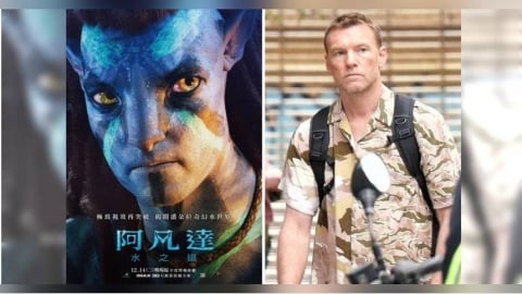 獨家直擊／超大咖！《阿凡達》山姆沃辛頓現身台北街頭　寒流來襲穿短袖騎機車接地氣