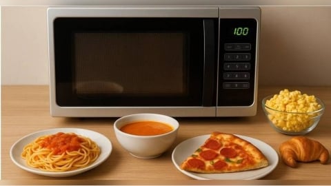 微波爐加熱「不是放中間」！藥師曝正確位置揭原理：不會致癌