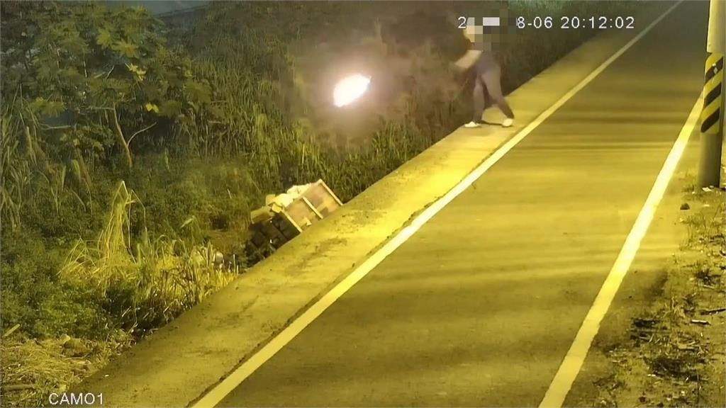 防亂倒垃圾.放火! 屏東環保局設電眼加強取締