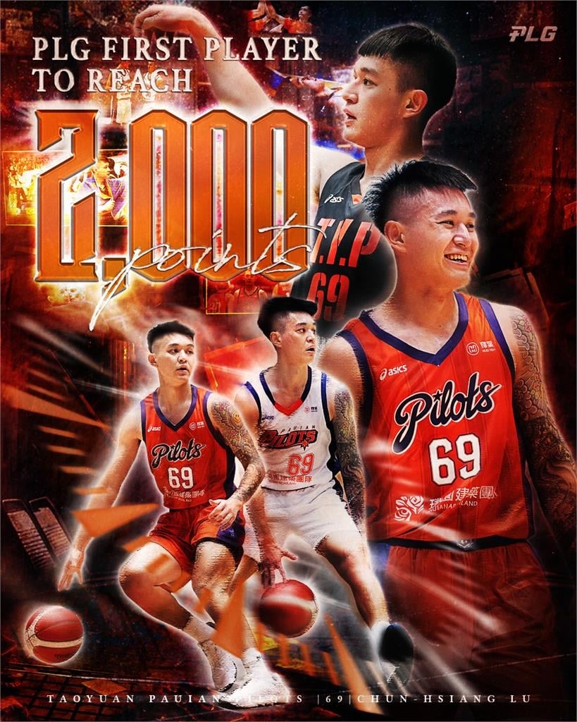 PLG(影)／「夜王」盧峻翔不囉嗦縮首節就猛攻！成聯盟第一位例行賽2000球員