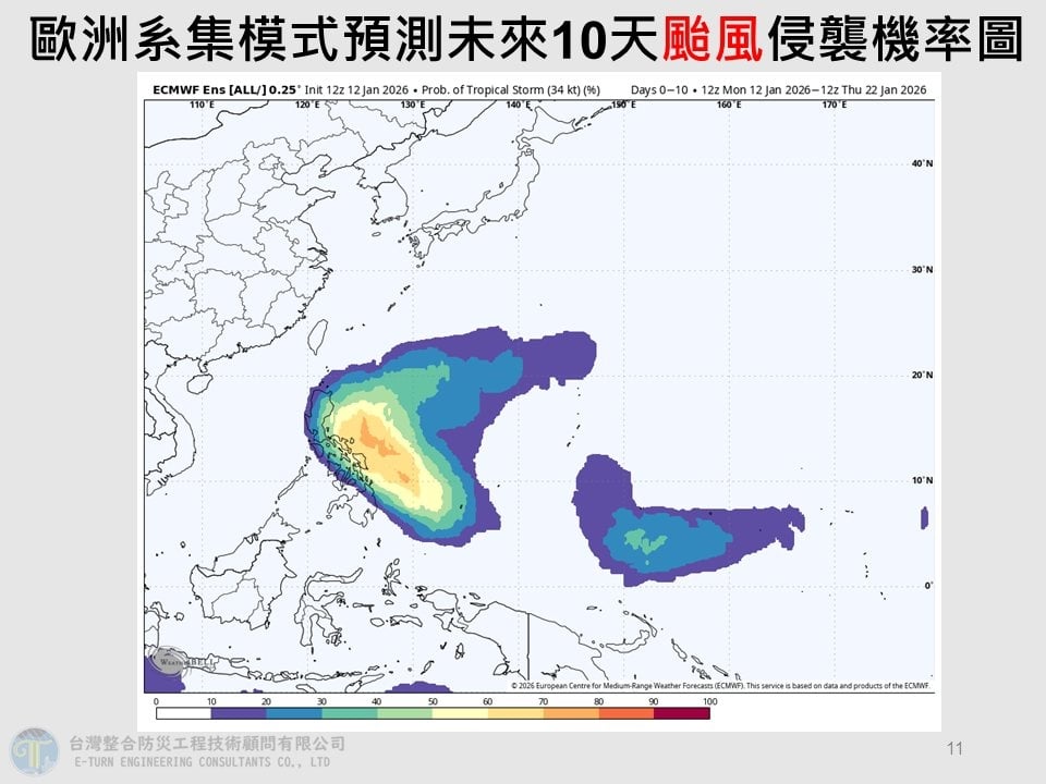 2026首颱「洛鞍」最快後天生成！專家1圖曝「預估路徑、侵台機率」