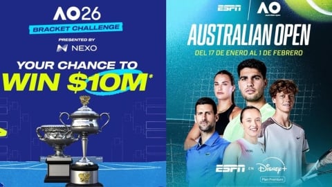 澳網／看澳網有機會拿2.2億台幣！只要成功預測比賽勝負　億萬富翁就是你