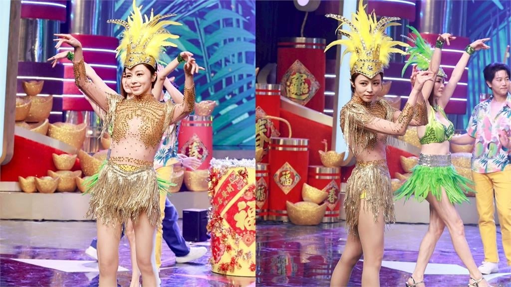 王瞳、賴慧如「上身僅以亮片遮點」超火辣！熱舞開扭自嘲像「洗車刷」笑翻全場