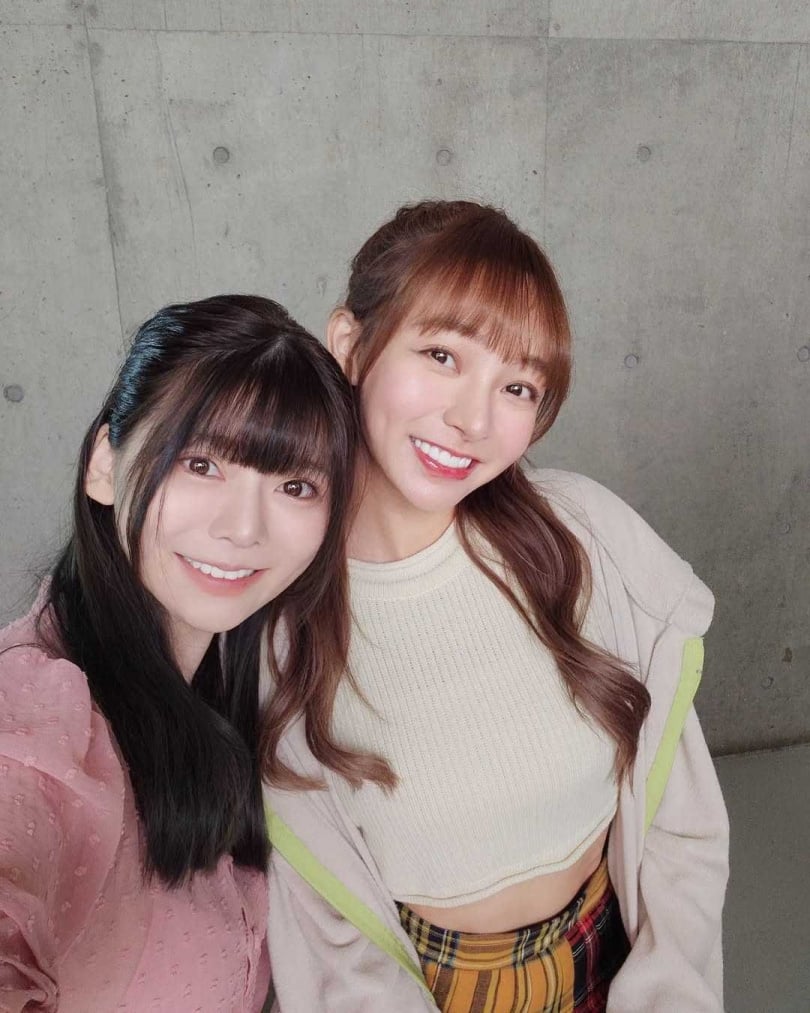 被傳冷凍林襄，莉奈（左）曾在IG澄清。（圖／翻攝自莉奈IG）」