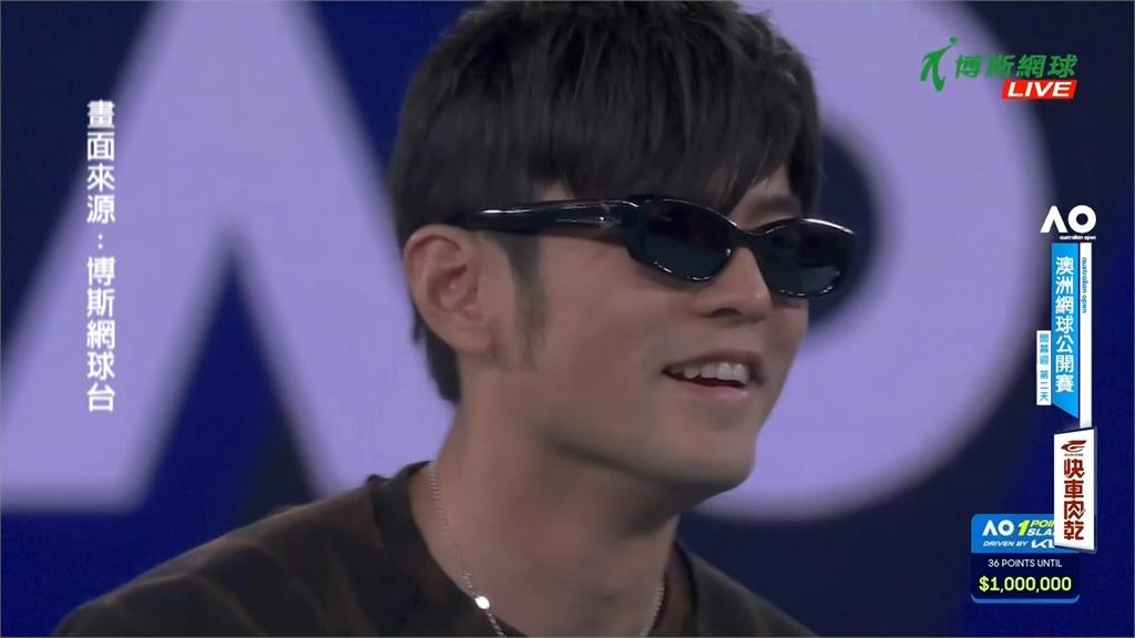 真的沒碰到球！周杰倫登澳網公開賽　「一分大滿貫」首輪吞對手Ace惜敗
