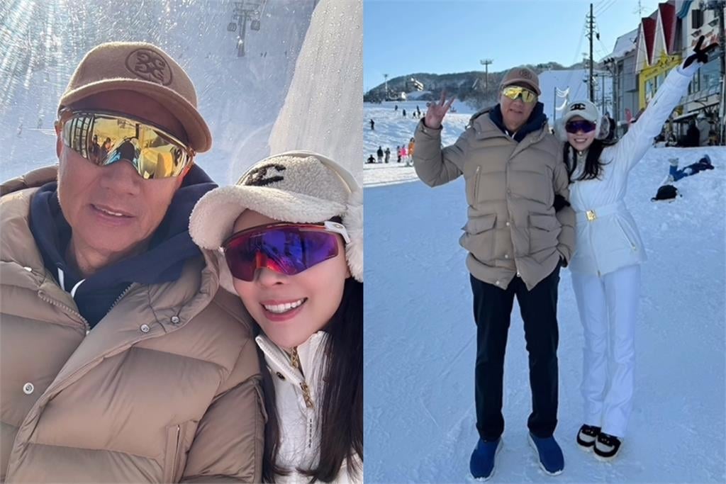 75歲郭台銘「頭髮全白」摟愛妻放閃　雪地白頭照掀熱議…曾馨瑩曝原因！