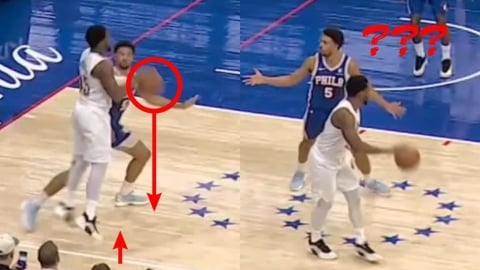 NBA(影)／騎士蜘蛛人「起跳後下球」沒走步全場噓　國內裁判點「一關鍵」算違例