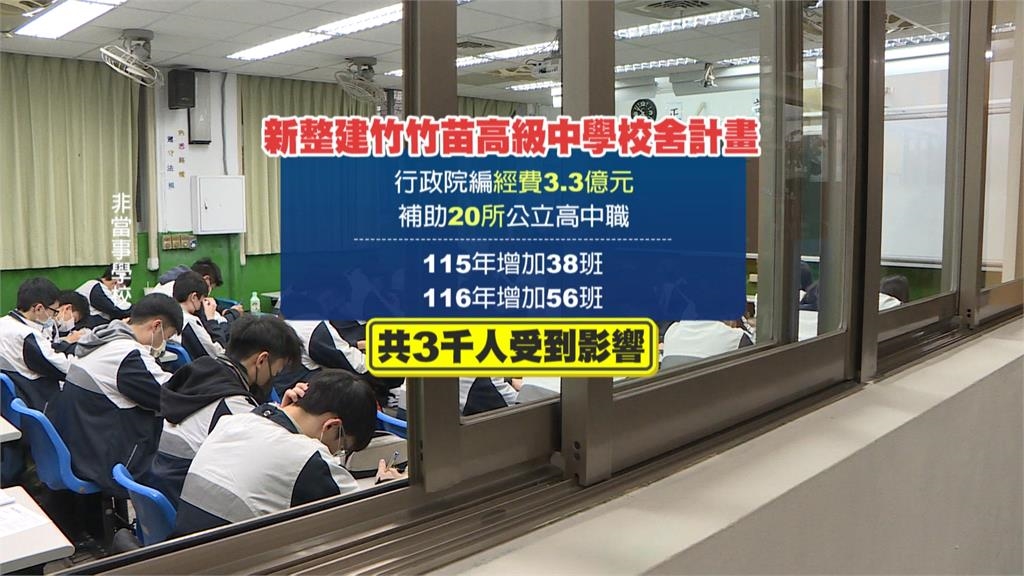 預算卡關！大新竹公立高中職量能不足　自救會陳情喊搶救