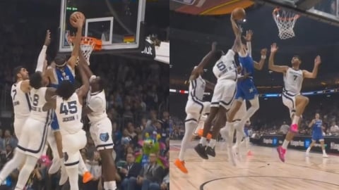 NBA(影)／對抗全世界！魔術後衛「一打四」驚天灌籃　美媒：年度最佳扣籃？