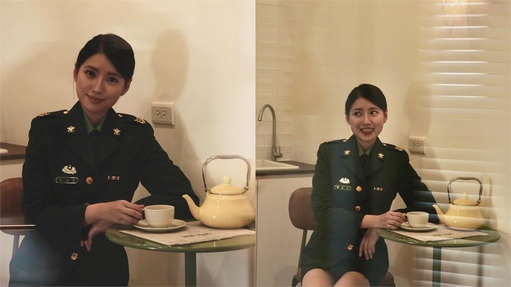 多圖／國軍「最正政戰士」IG私照外流中國！本尊「附8字水印」網讚：超猛