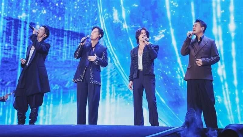 朱孝天生日曬出與其他三位成員合影，言承旭卻在演唱會上未提他，引起網友熱議。（圖／相信音樂提供）