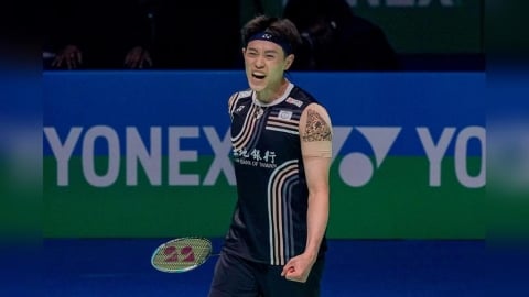 羽球(影)／林俊易生涯750第一冠！只用38分鐘砲轟「印尼柯振東」寫個人最佳紀錄