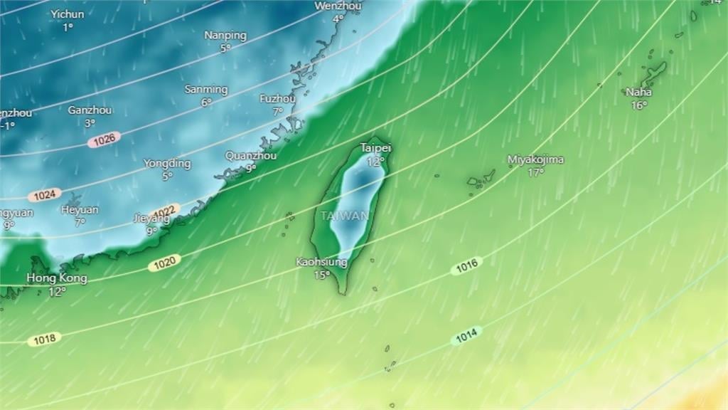 回暖好天氣沒了…強烈冷氣團挾雨彈襲　全台變天「低溫探10°C」濕冷連凍5天！