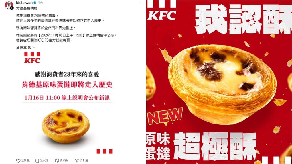 速食店「蛋撻風波」延燒！網歪樓挖正確讀音其實不唸三聲「ㄊㄚˇ」