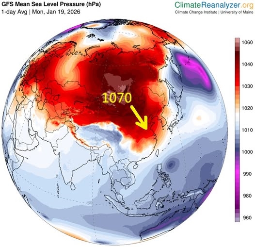冷氣團釀多國嚴寒！專家曬圖示警「這2天最冷」：恐吸飽濕氣才來台