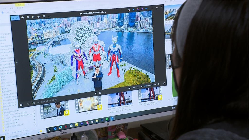 獨／陳其邁「變身超人力霸王」　AI動畫師談創作理念