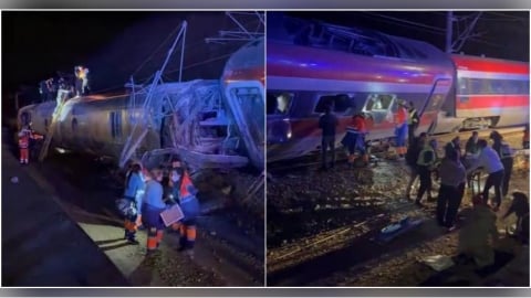 西班牙高鐵出軌相撞釀39死！消息人士曝「問題出在鐵軌」