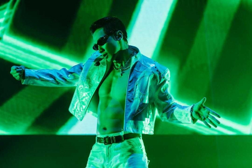 Rain上週在小巨蛋辦演唱會。（圖／翻攝IG／rain_oppa）