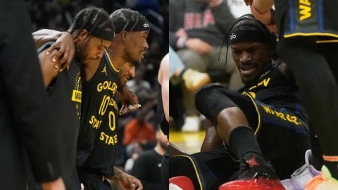 NBA(影)／還有心情打嘴砲！勇士吉巴「受重傷嗆八弟」原音流出　網笑：好兄弟鬥嘴