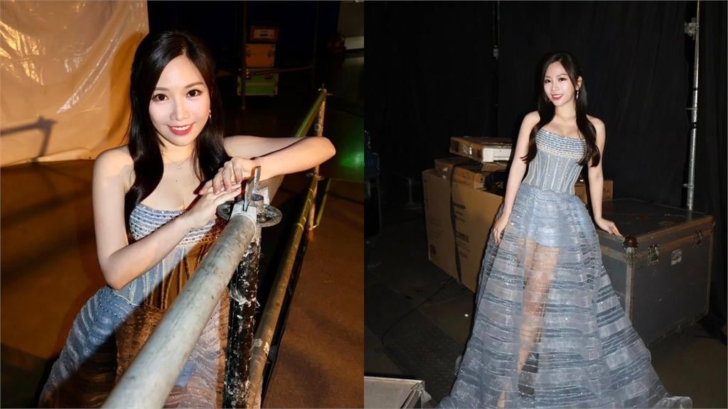  蔡尚樺主持尾牙辣曬「超兇好身材」　薄紗禮服網全看暈大讚「真人版芭比」