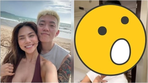 斷開前夫4個月「蕾菈深夜進壯男家」真相曝！兩人「擠浴室、同床」畫面全掀出