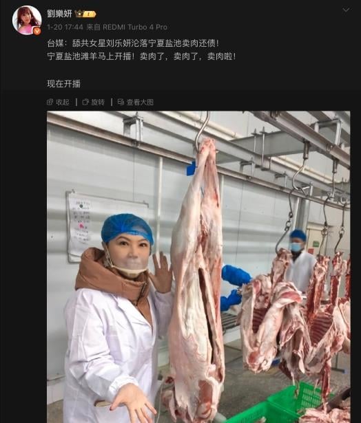 舔共女星「移居中國10年」爆財務出狀況！才發文駁斥「賣肉還債片」流出