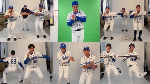 中職(影)/悍將大舞廳!富邦悍將棚拍大跳《GO!》超嗨模樣全網笑翻