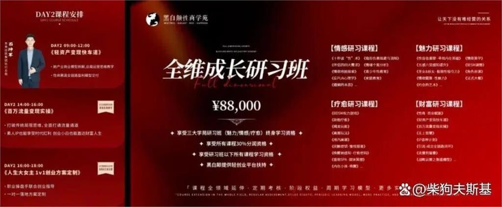 靈動X形老師爆賣「無碼實戰片」海撈1憶！前員工再抖「課程黑料」：線下更私密