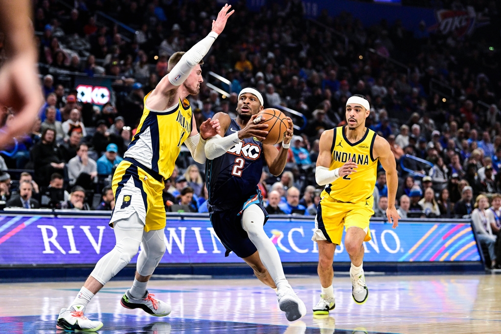 NBA(影)／確定超越不了勇士隊紀錄！SGA狂轟47分無用衛冕軍雷霆不敵溜馬