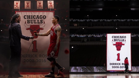 NBA(影)/永遠的風城之子!「飆風玫瑰」公牛球衣明退役 本人搶先看難掩激動