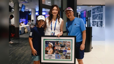 澳網(影)／詹詠然在澳網舉行歷史性引退儀式！傳奇球星張德培親自獻上祝福