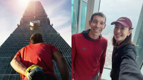 昔認「怕遇1事」不是強風!霍諾德「徒手攀台北101改明天」賈永婕證實