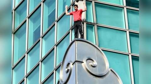 全球屏息見證!霍諾德徒手攻頂台北101 蔡英文:讓世界看見台灣