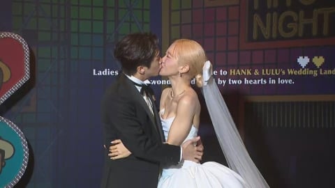 陳漢典、Lulu世紀婚禮!她露事業線嗨喊1句 相互告白內容曝