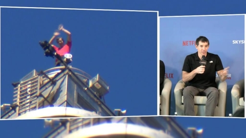 Alex攻頂101! 讚台北風景美 曝第一念頭:千萬別掉下去