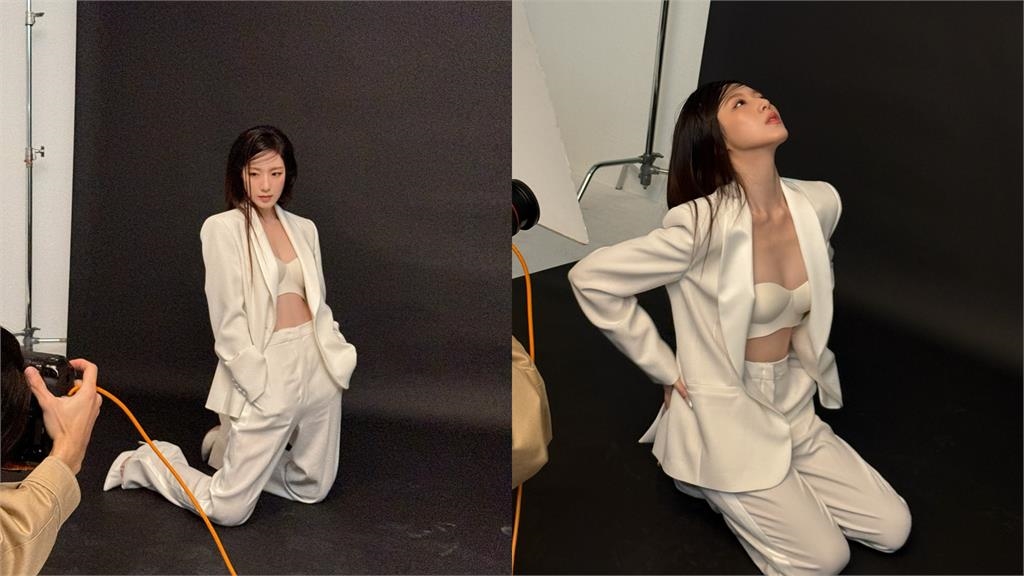 舒華罕「解放中空」只穿Bra！叉腰仰頭「挺出大芋圓」…吸暗黑女優朝聖