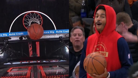 NBA(影)/這球獎金比你年終還多!馬刺球迷中場投籃「計時器助攻」進球普爾大驚呆