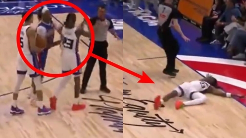 NBA(影)／第四節差20分還爆大場面！活塞國王推擠衝突事主「一彈飛一遭趕出場」