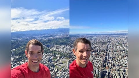 霍諾德再曬出101頂端新角度自拍　標記「這帳號」感謝吐心聲